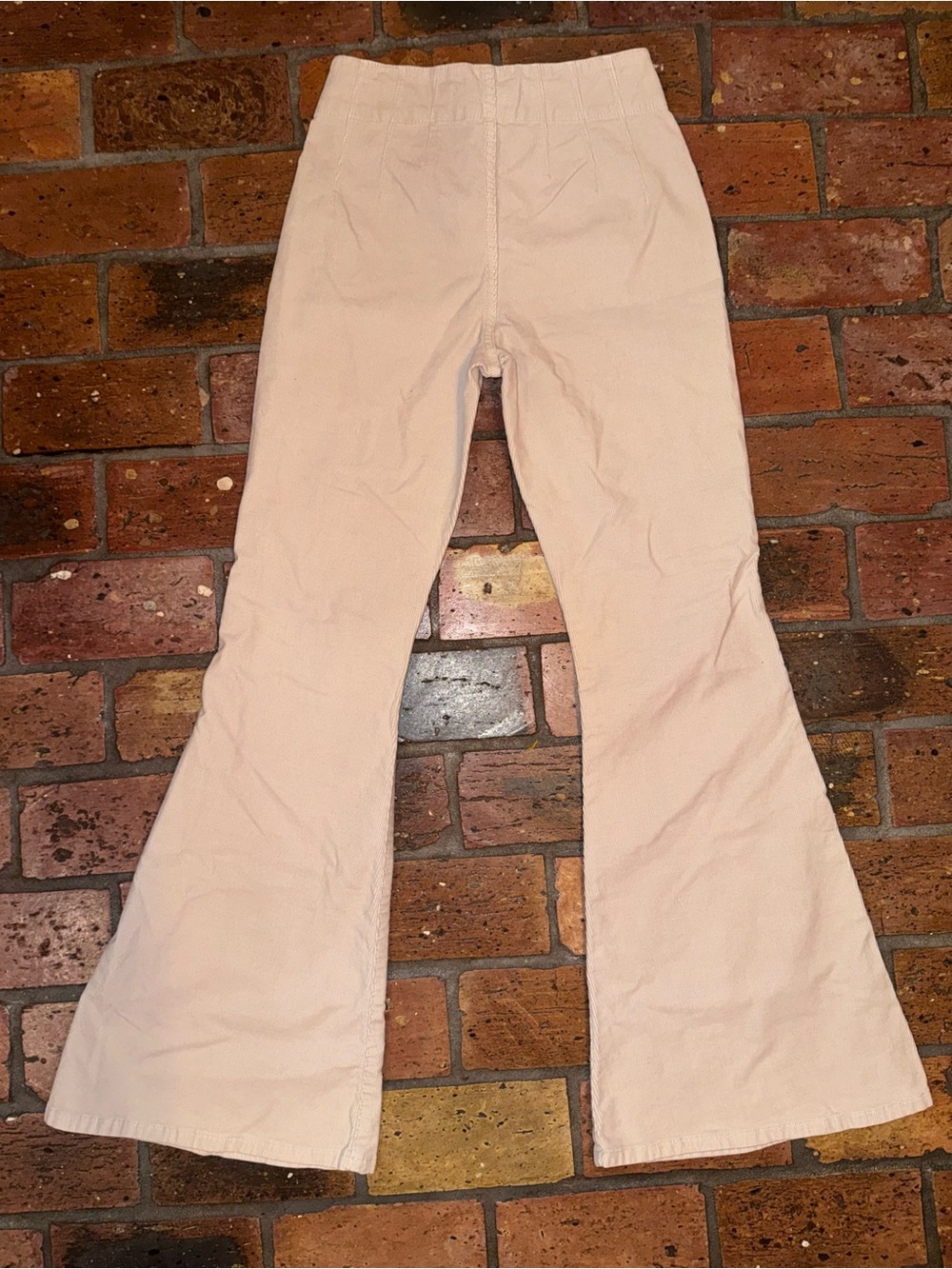 Altar'd State Cream High-Waist Corduroy Flare Pants - Picture 6 of 9